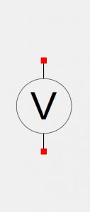 voltmeter symbol